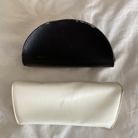 Gucci Black sunglass case & White Valentino sunglass eyeglass case. SET OF 2 - Picture 9 of 16
